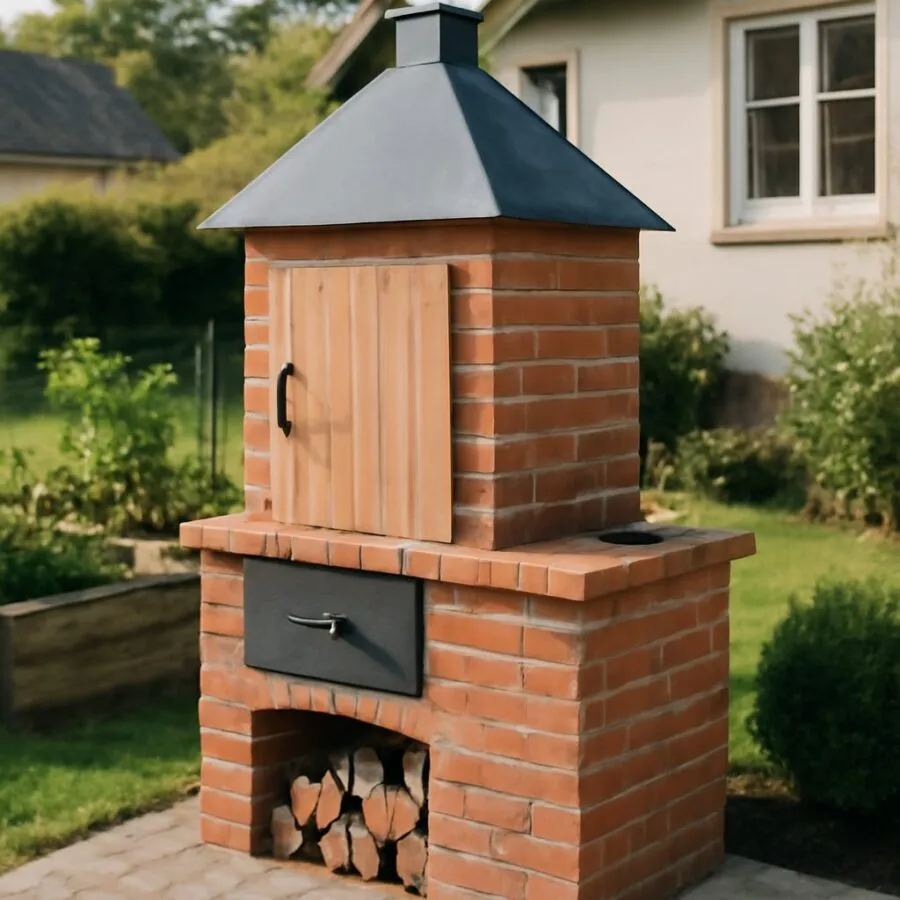 Jak zaprojektować i zbudować grill z wędzarnią